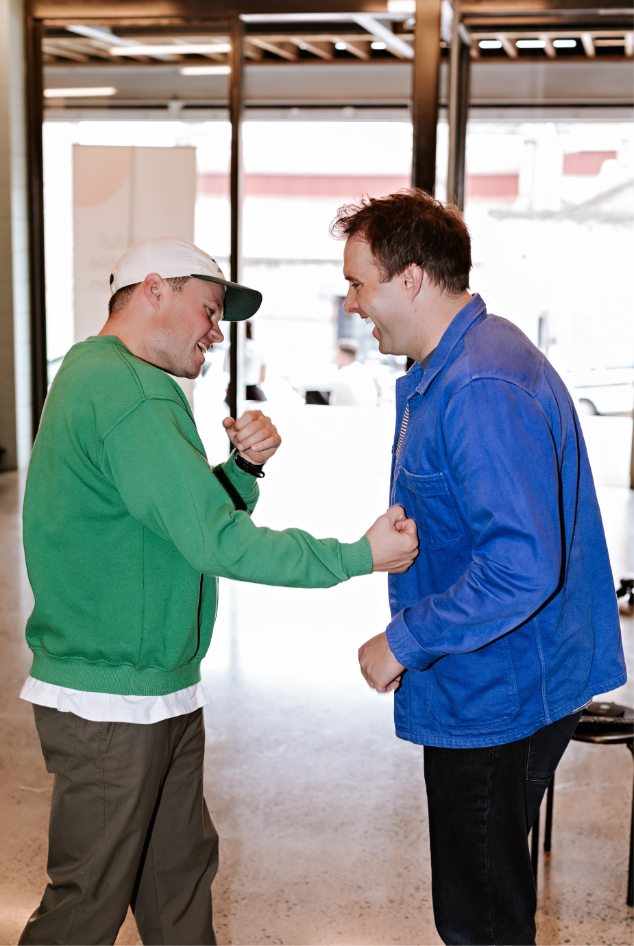 Tracksuit co-ceos Matt and Connor