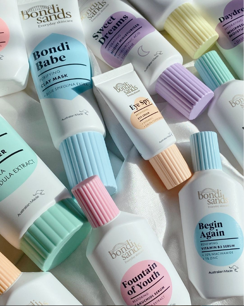 A bunch of Bondi Sands product
