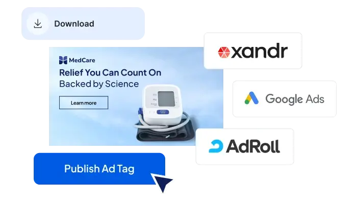 Export ads easily